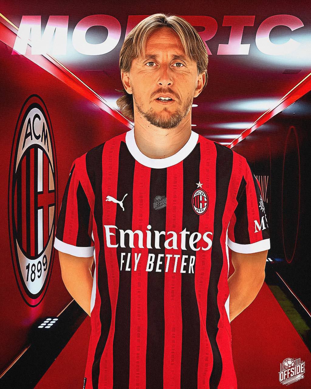 نادي إي سي ميلان الإيطالي يُعلن تعاقده مع خط الوسط الكرواتي “لوكا مودريتش” لمدة موسم مع خيار التمديد لموسم إضافي.