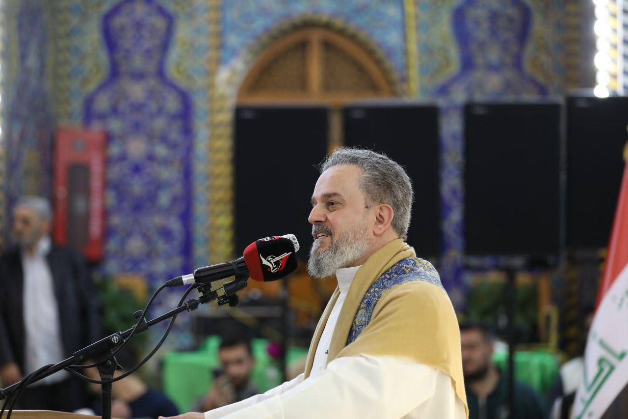 بمشاركة باسم الكربلائي.. احتفالية بذكرى ولادة السيدة الزهراء (عليها السلام) في الصحن الحسيني الشريف ضمن مهرجان كوثر العصمة الرابع.