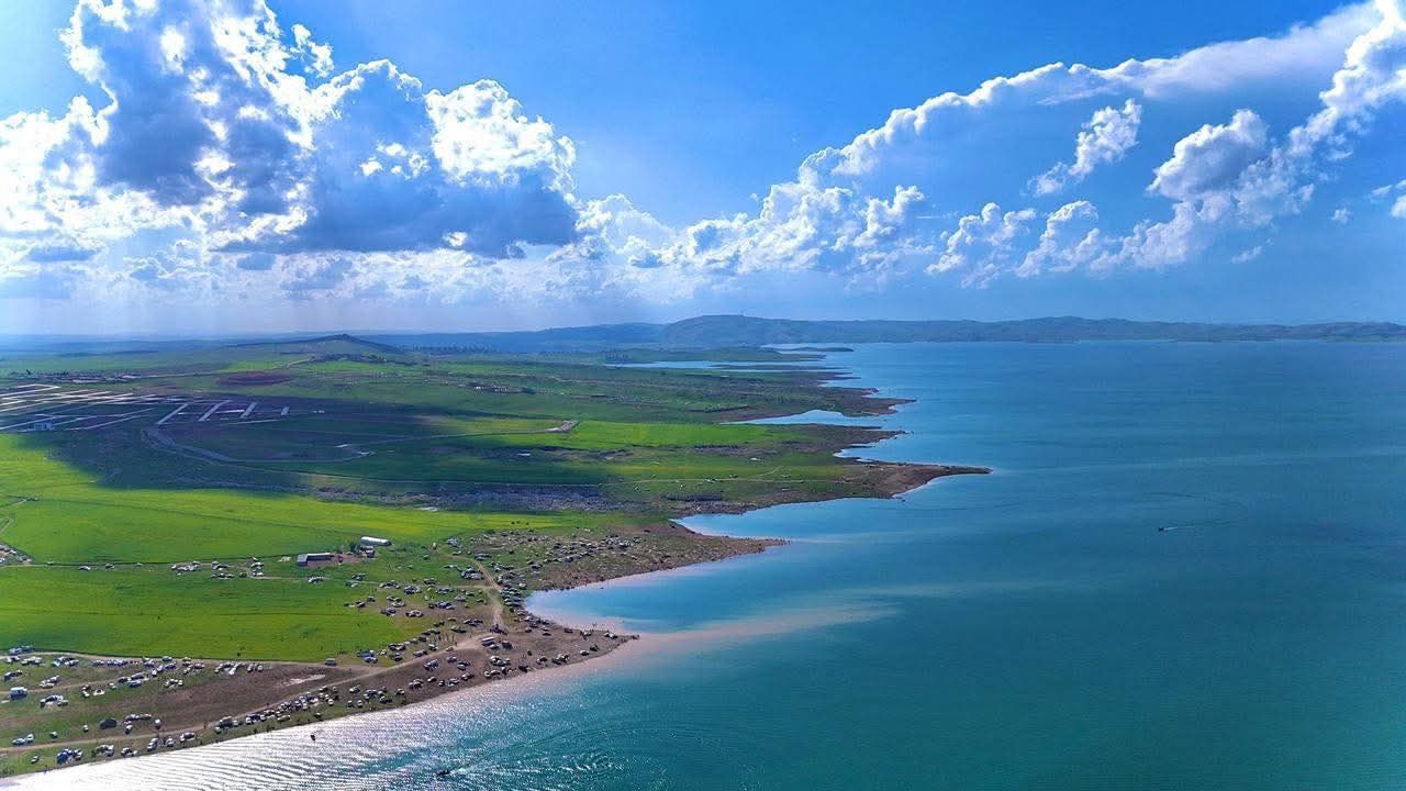 اجواء الربيع من سد الموصل