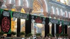 الصحن الحسيني الشريف يتشح بالسواد بذكرى إستشهاد الإمام محمد الباقر (عليه السلام).