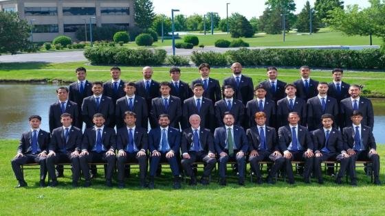 الصورة الرسمية لمنتخبنا الوطني العراقي بالزي الرسمي، استعداداً لمنافسات كأس العالم 2026.